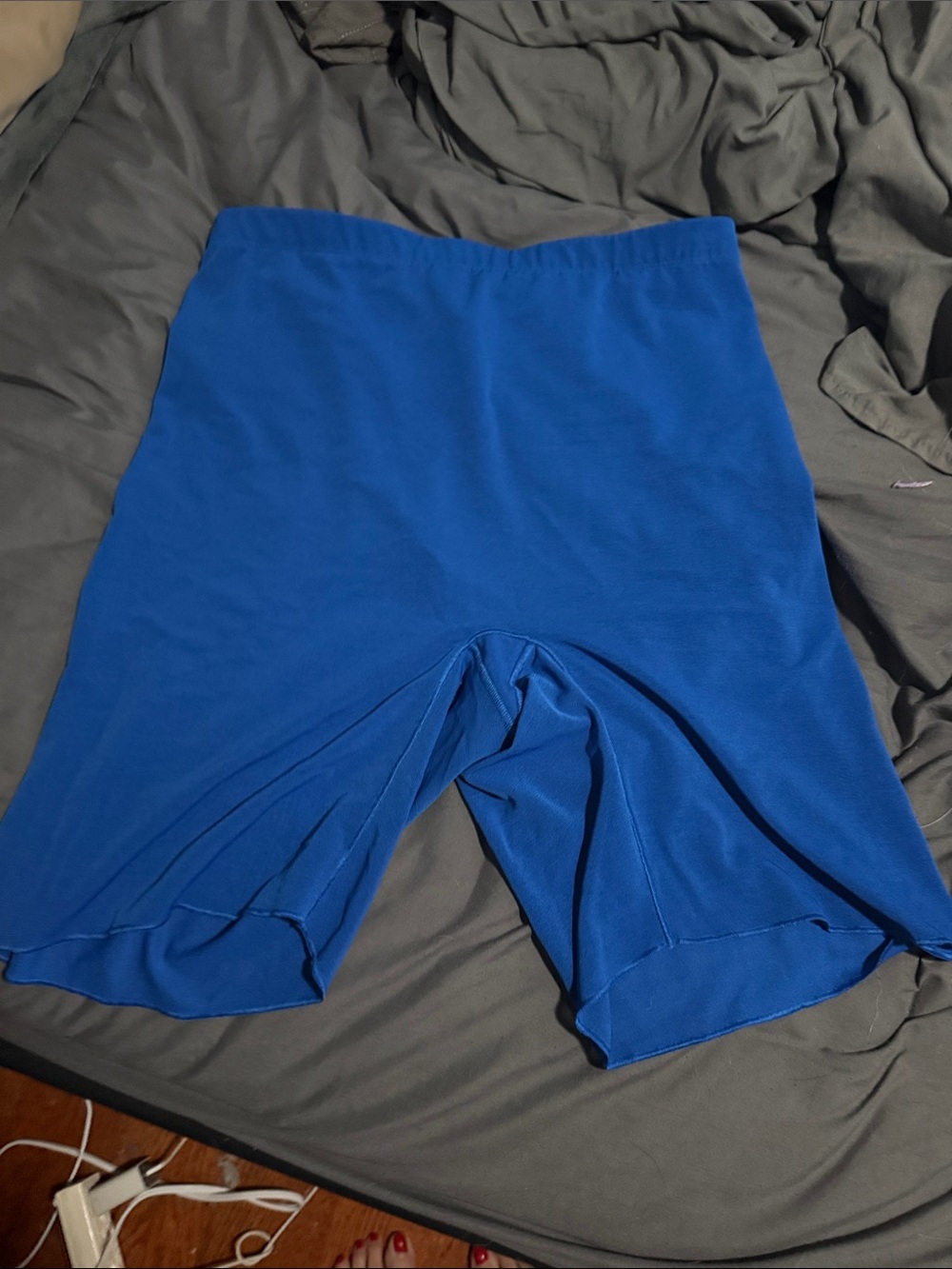 YITTY Royal Blue High-Waist Bike Shorts